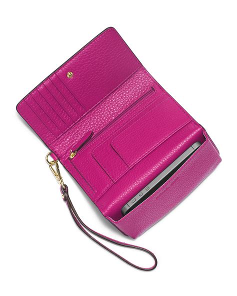 michael kors fulton purple continental wallet|michael kors fulton large crossbody.